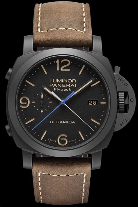 luminor panerai gmt ceramica europa|luminor panerai flyback ceramica.